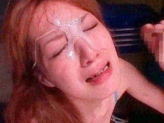 Asian babes get fucked hard in Nippon porn show ends with facial surprise