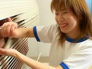 Nippon kinky schoolgirl fucks naughty teacher in the Tokyo classroom