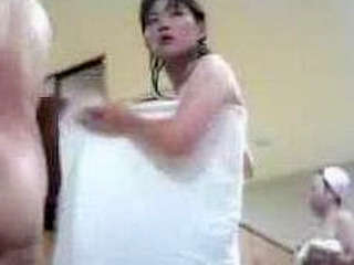 Fucking Naughty XXX Oriental Schoolgirls in Locker Room Tokyo Nippon